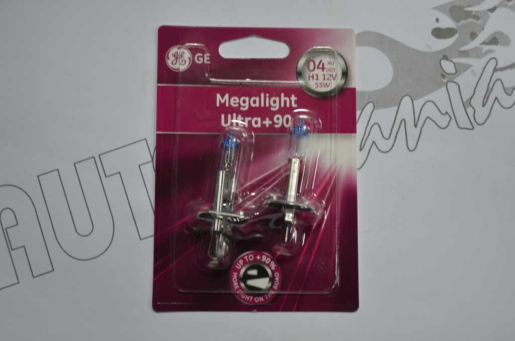GE H1 12V/55W Megalight Ultra + 90% светлина - AutoManiaBG.com
