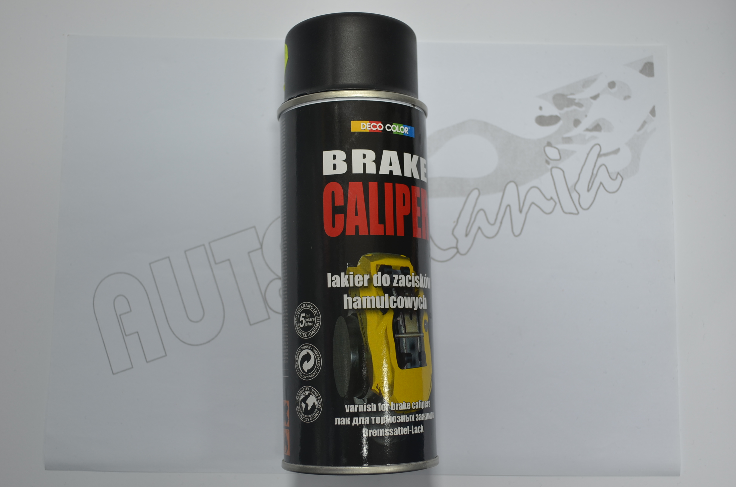 Спрей боя  за спирачни апарати  DECO COLOR 400ml Черен.