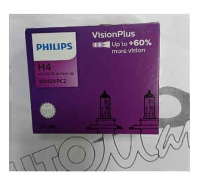 PHILIPS  H4  +60% 12V 60/55W
